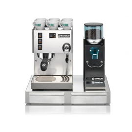zestaw Rancilio SILVIA E V5 2019+ ROCKY SD + podstawa