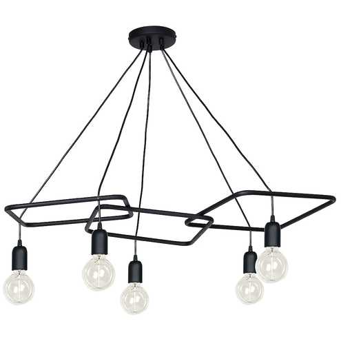 Lampa wisząca 5-PŁ FONZO PŁASKI 870F Aldex