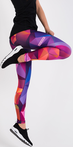 Legginsy sportowe PURPLE TRIANGLE