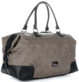 Eleganckie i Firmowe Torby Podróżne w rozmiarze XL marki David Jones Khaki