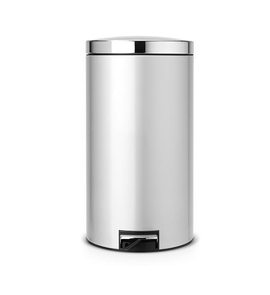 kosze Brabantia Kosz pedałowy 45L Metallic Grey / Brilliant Steel SILENT