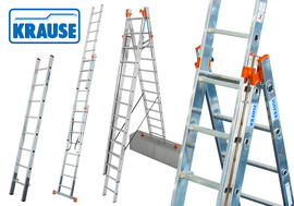 Drabina aluminiowa KRAUSE Monto Tribilo 3x10 na schody - 7,70m 121240