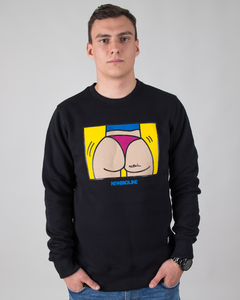 BLUZA BEZ KAPTURA ASS BLACK