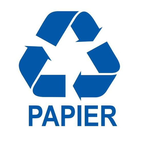 Etykieta do segregacji PAPIER