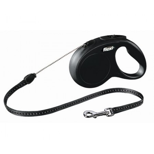 Flexi New Classic Smycz linka S 5m czarna