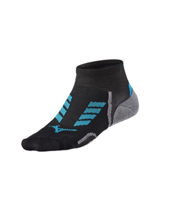 Mizuno DryLite Race Mid | BIAŁO-SZARE- skarpetki do biegania J2GX6A25Z-95