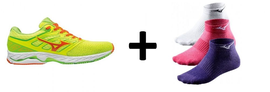 Mizuno Wave Shadow + Mizuno Training Mid 3P