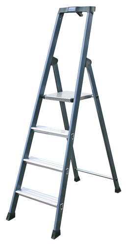Drabina wolnostojąca anodowana KRAUSE SePro S 1x7 124210