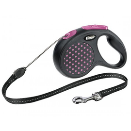 Flexi Smycz Design linka S 5m różowy