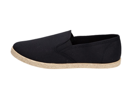 SLIP ON Czarne tenisówki męskie WISHOT 166