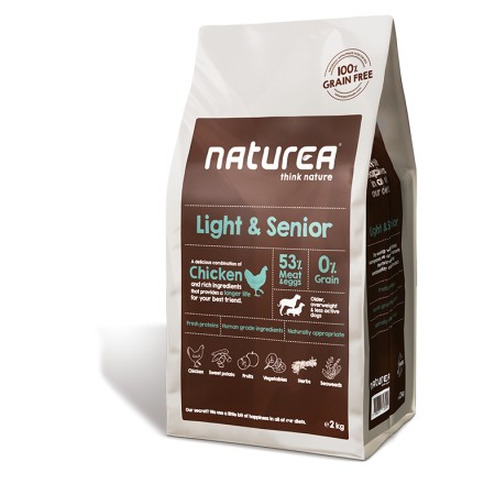 Naturea Grain Free Chicken Light & Senior 100 g – kurczak bez zbóż
