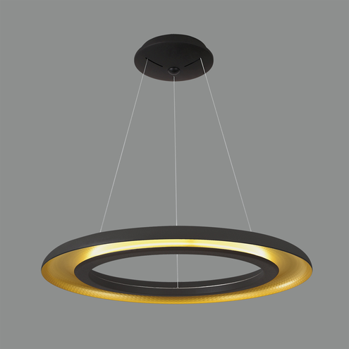 SHIITAKE LED lampa wisząca 3740/70 BLK/GLD ACB