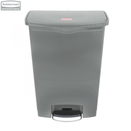 Kosz Slim Jim® Step-On 90L Resin Containers grey