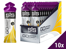SIS GO Isotonic Gel 10x60ml - czarna porzeczka
