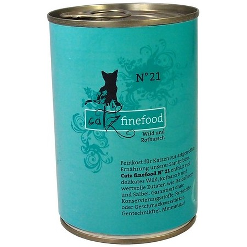 Catz Finefood N.21 Dziczyzna i Karmazyn puszka 400g