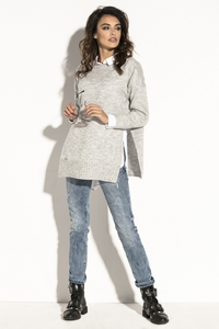 Sweter z rozcięciem fb587