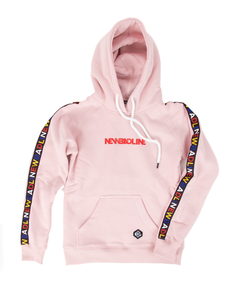 BLUZA Z KAPTUREM DAMSKA TAPE PINK
