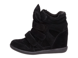 Czarne sneakersy, buty damskie VICES 6039-1