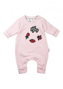 ROMPER DŁUGI RĘKAW GIRLS GANG PATCHES