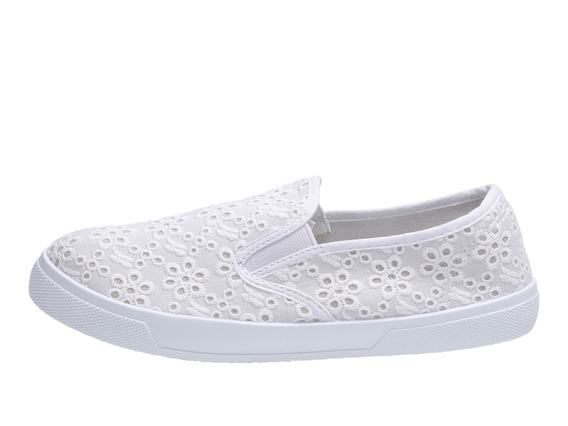 Tenisówki trampki SLIP ON WISHOT 067 WT