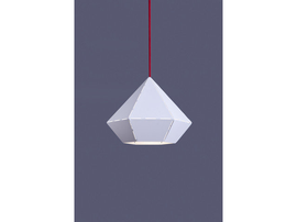DIAMOND WHITE-RED lampa wisząca 6342