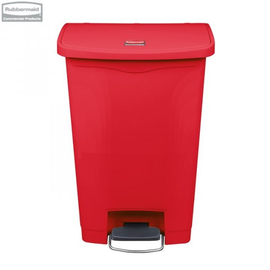 Kosz Slim Jim® Step-On 50L Resin Containers red