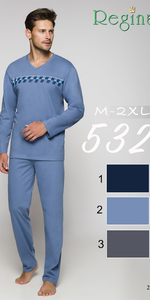 Piżama męska 532A Plus Size