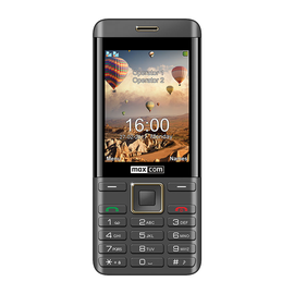 MaxCom MM236 - czarno złoty - klasyczny telefon - Dual SIM - bluetooth - ekran 2.8" - dostępne od ręki
