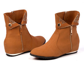 -60% Markowe botki BADOXX, kozaki camel wz185