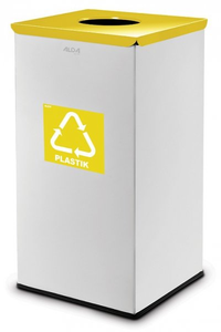 Kosz do segregacji odpadów EKO SQUARE 90L plastik