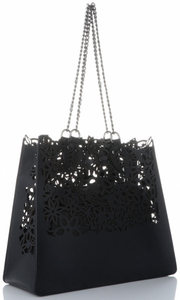 Torebki Skórzane ShopperBag VITTORIA GOTTI Czarne (kolory)