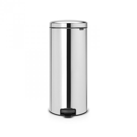 Kosz pedałowy NEWICON 30L Brilliant Steel metalowe wiaderko
