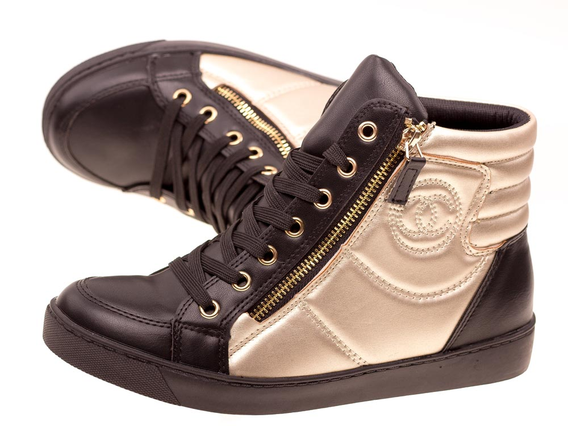 Wiosenne sneakersy trampki damskie 613BK/G