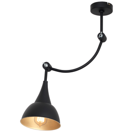 PLAFON 1-PŁ PIKO I BLACK 773PL/G1 Aldex