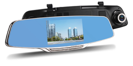 Vordon DVR-195 - rejestrator w lusterku - 5 cali - kamera cofania w zestawie - dostępne