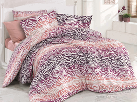 Pościel bawełniana Gravur Pink Premium 160x200
