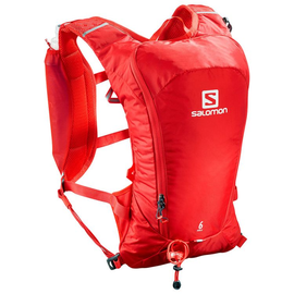 Salomon Agile 6 Set | Fiery Red - plecak sportowy