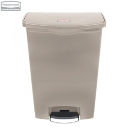 Kosz Slim Jim® Step-On 90L Resin Containers beige