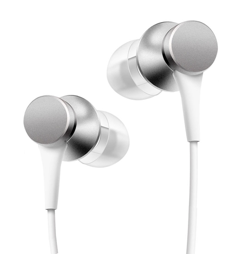 Xiaomi HSEJ03JY - matowy srebrny - słuchawki stereo - dostępne od ręki