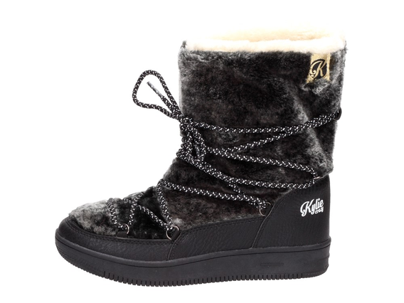 Ciepłe śniegowce damskie Kylie Crazy 502 NEGRO