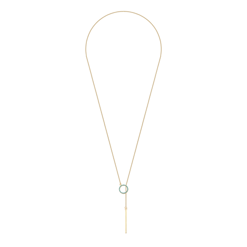 Naszyjnik Karma Turquoise Gold