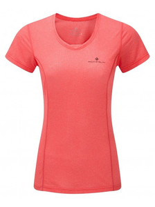 Ronhill Wmn’s Stride S/S Tee | Pink damska koszulka do biegania