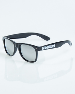 OKULARY CLASSIC BLACK FLASH SILVER MIRROR 1029