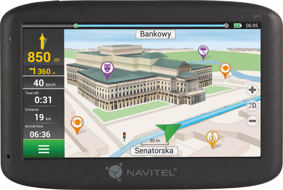 Navitel F150 - nawigacja GPS - 5" - dożywotnia aktualizacja map - Polska, Białoruś, Czechy, Słowacja, Ukraina - dostępne od ręki