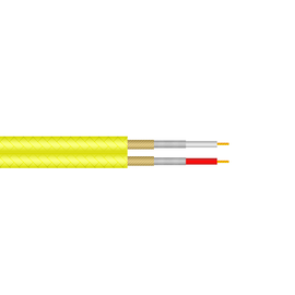 Kabel audio 2 przewody zespolone osobno ekranowane (średnica zewnętrzna 2 x 6 mm) miedź beztlenowa
