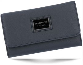 Uniwersalny Portfel Damski w rozmiarze XL firmy Diana&Co Granat (kolory)