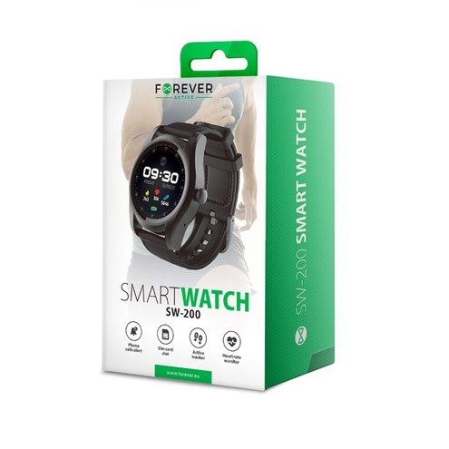 Forever Smartwatch Sim SW-200 Czarny