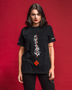 NBL X BLIND WEAR T-SHIRT DAMSKI GOD DAMN BLACK