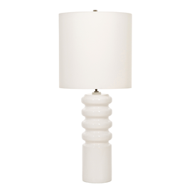 Lampa stołowa CONTOUR White Elstead