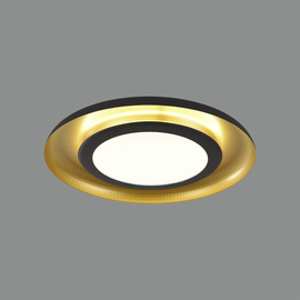 SHIITAKE LED plafon 3740/55 BLK/GLD ACB